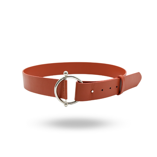 ELIZABETH - Women's Tan Genuine Leather Stretch Belt – Addison Road