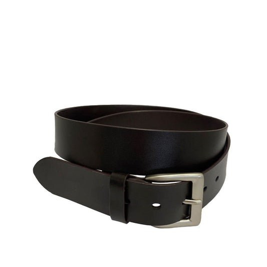 MARK - Men's Chocolate Brown Genuine Leather Belt