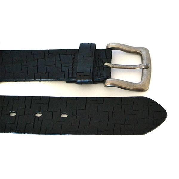 AXEL - Mens Black Genuine Leather Belt – The Fitting Belt Company