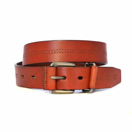 BENJI - Mens Brown Genuine Leather Belt  - Belt N Bags