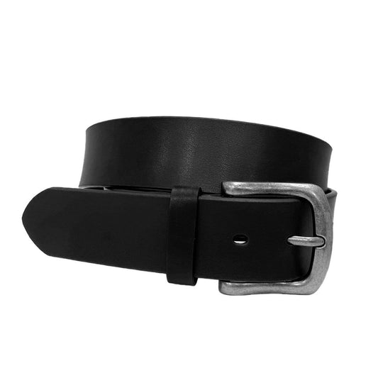 JACOB - Men's Black Genuine Leather Belt