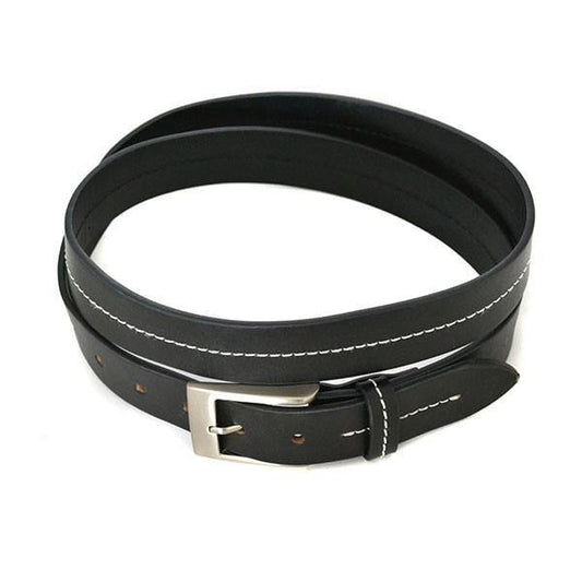 BRIAN - Mens Black Genuine Leather Belt  - Belt N Bags