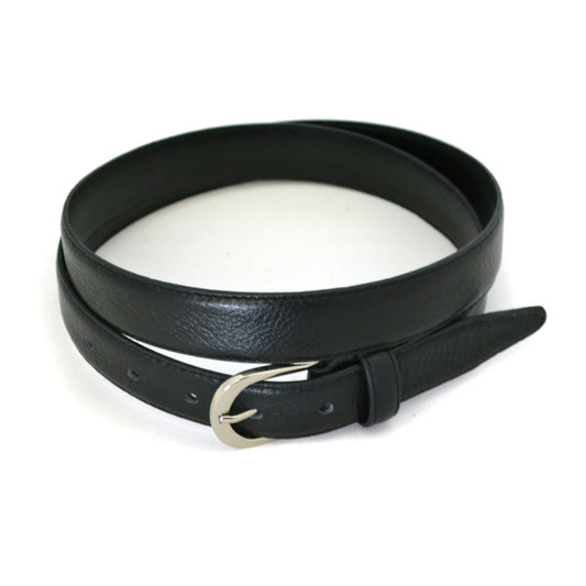 CARLOS - Mens Black Genuine Leather Belt  - Belt N Bags