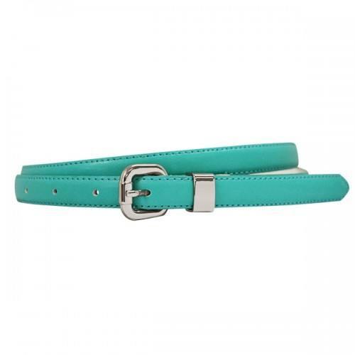 CARINA - Womens Turquoise Genuine Leather Belt  - Belt N Bags