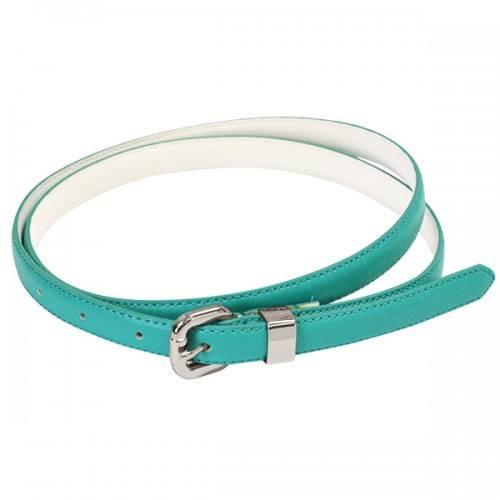 CARINA - Womens Turquoise Genuine Leather Belt  - Belt N Bags