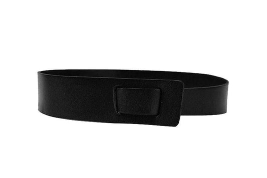 SEAFORTH - Black Genuine Leather Knot Waist belt