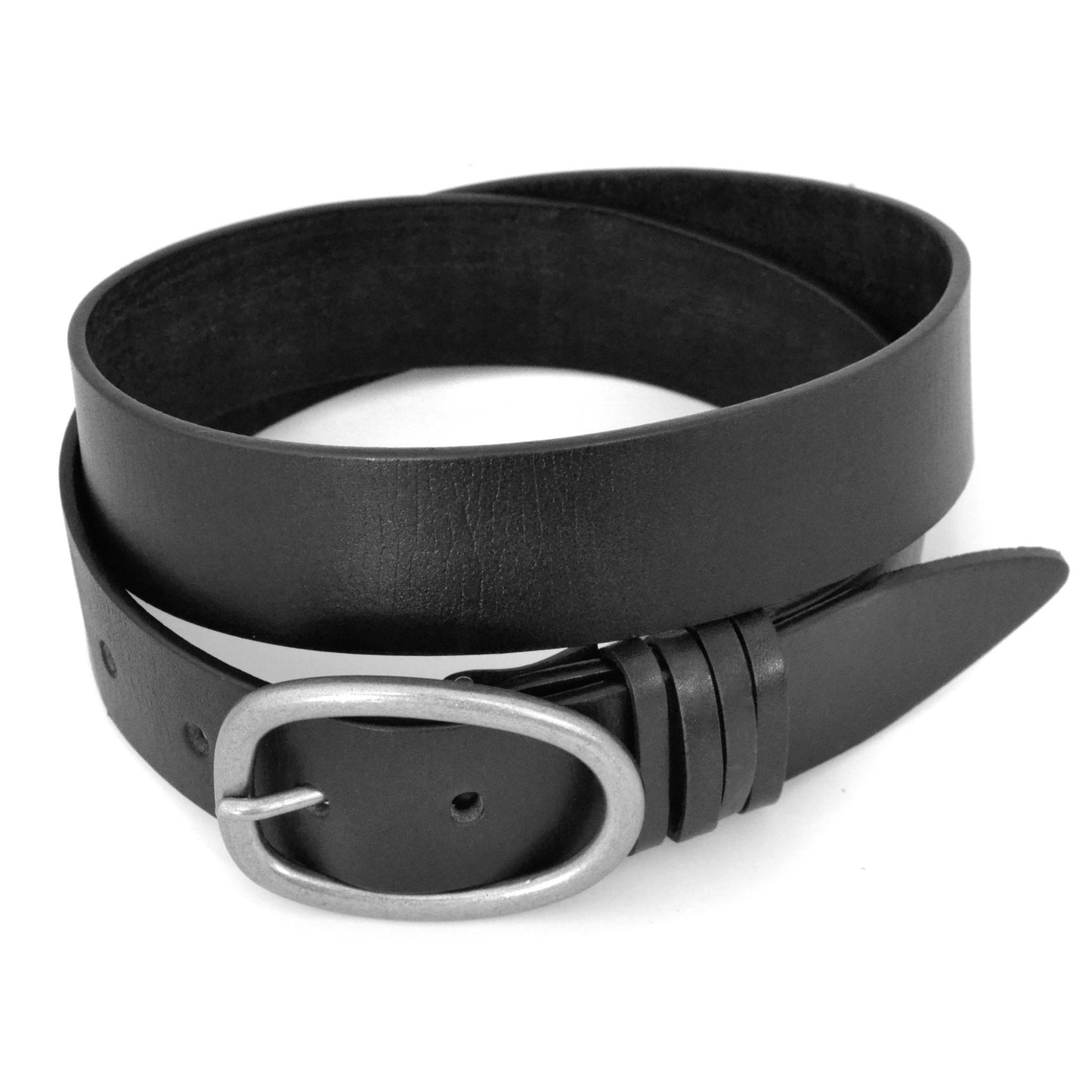 EDWIN - Mens Black Leather Dress Belt – The Fitting Belt Company