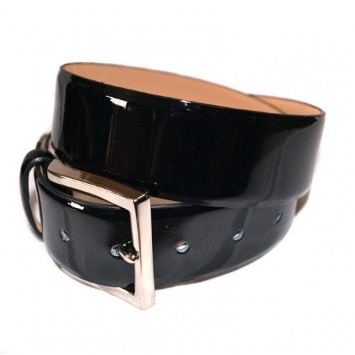 BELINDA - Womens Black Genuine Leather Plaited Belt – BeltNBags