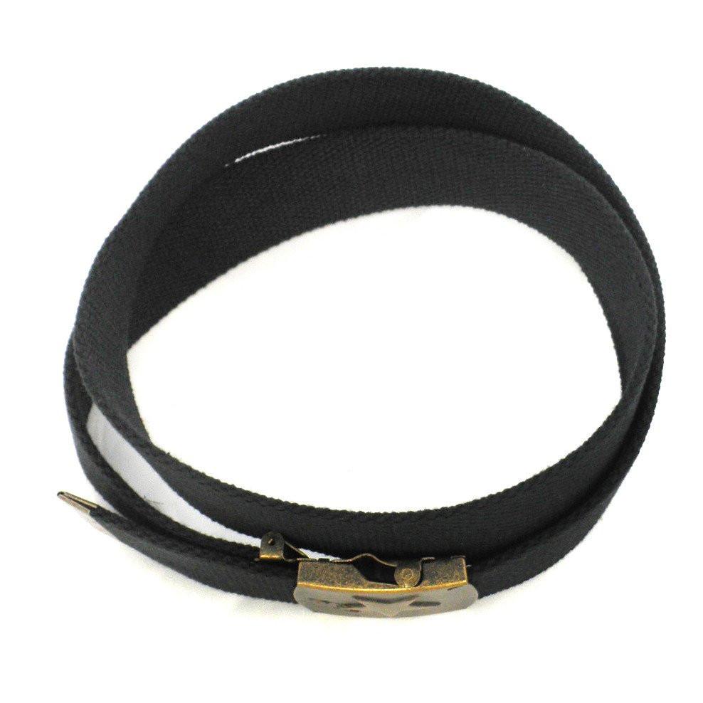 KELSO - Mens Black Webbing Belt - Belt N Bags