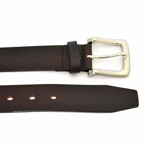 MANLY - Mens Brown Leather Belt - BeltNBags