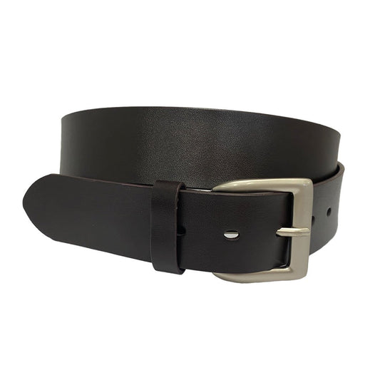 MARK - Men's Chocolate Brown Genuine Leather Belt