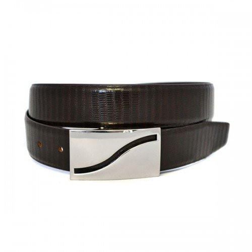 OAKLEY - Mens Brown Tapered End Leather Belt - BeltNBags