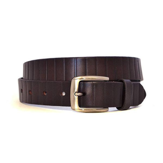 RICHARD - Mens Brown Leather Belt - BeltNBags