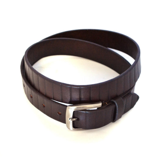 RICHARD - Mens Brown Leather Belt - BeltNBags