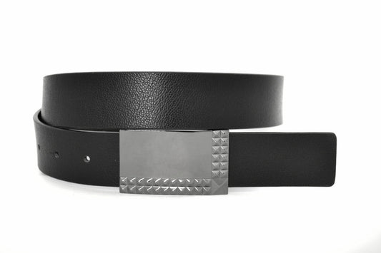 RAINER - Mens Black & Brown Leather Belt - BeltNBags