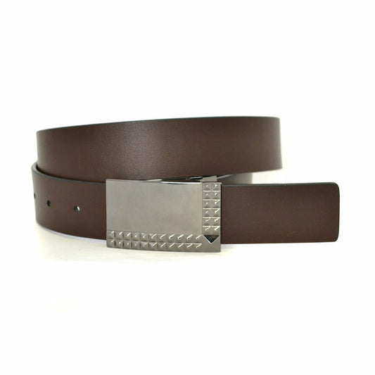 RAINER - Mens Black & Brown Leather Belt - BeltNBags