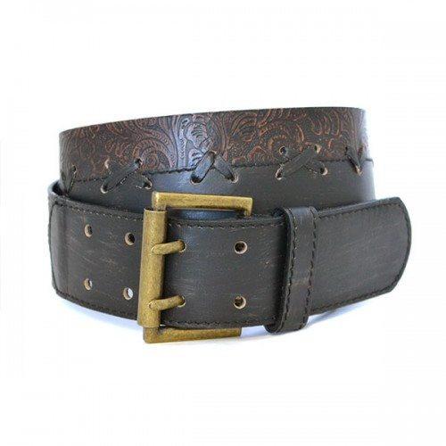 TOBIAS - Mens Brown Leather Belt - BeltNBags