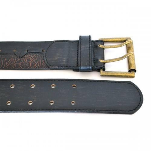 TOBIAS - Mens Brown Leather Belt - BeltNBags