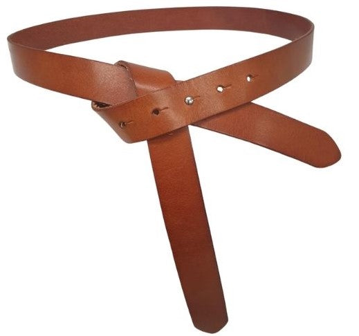 IVY - Women's Stud Closure Leather Belt