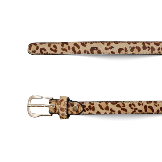 Maggie Leopard Print Belt