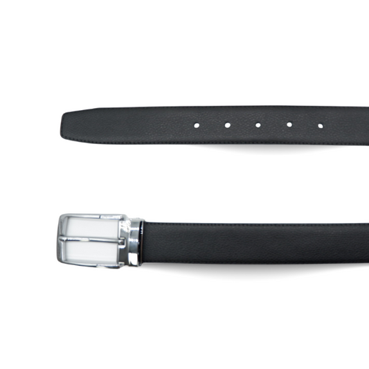 Romeo - Men's Reversible belt Black/Chocolate